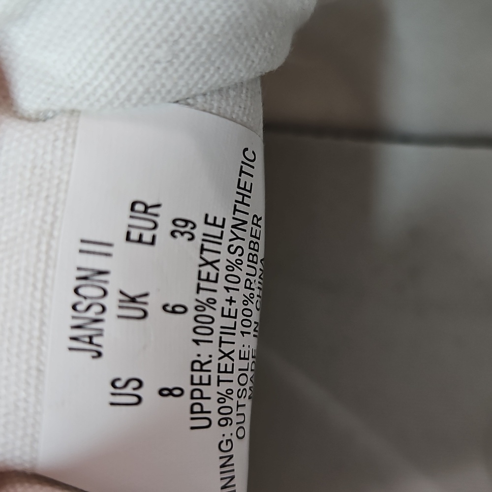 Ralph Lauren White Janson II Canvas Sneakers Size 8 NWT - Picture 6 of 8